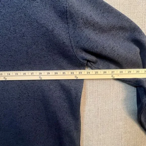 Hawke and Co 1/4 Zip Dynamic Sport Fiber HSW2565 Pullover Mens L Mock Neck Blue - Picture 6 of 9